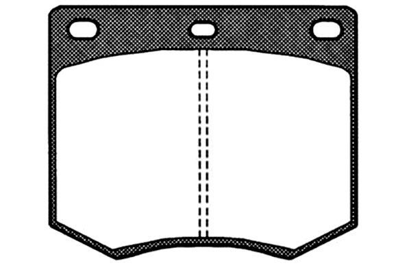 KAVO PARTS Комплект тормозных колодок, дисковый тормоз BP-3010